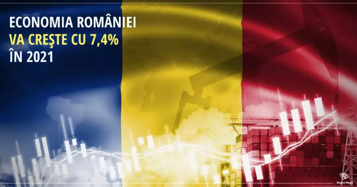 Economia României va creşte cu 7,4% în 2021