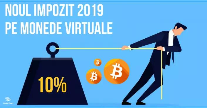 Noul impozit 2019 pe monede virtuale