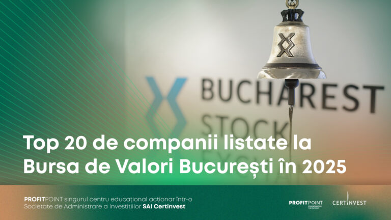 Top 20 de companii listate la bursa de valori Bucuresti in 2025